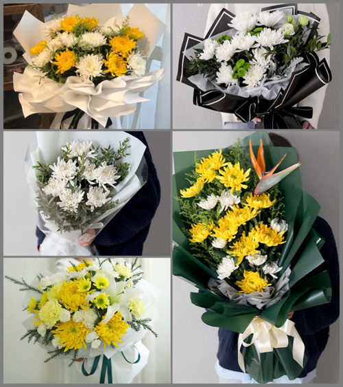 河北石家庄藁城区九门乡白事花束代送